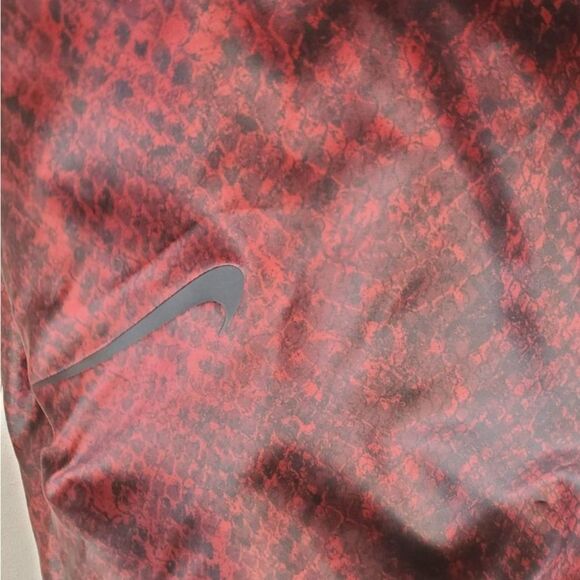 Nike red and black python print woven jogger pants size medium - Picture 8 of 14